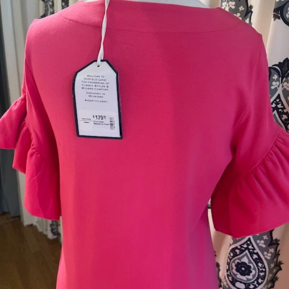 Duffield Lane Cora Dress: Raspberry - Picture 8 of 8